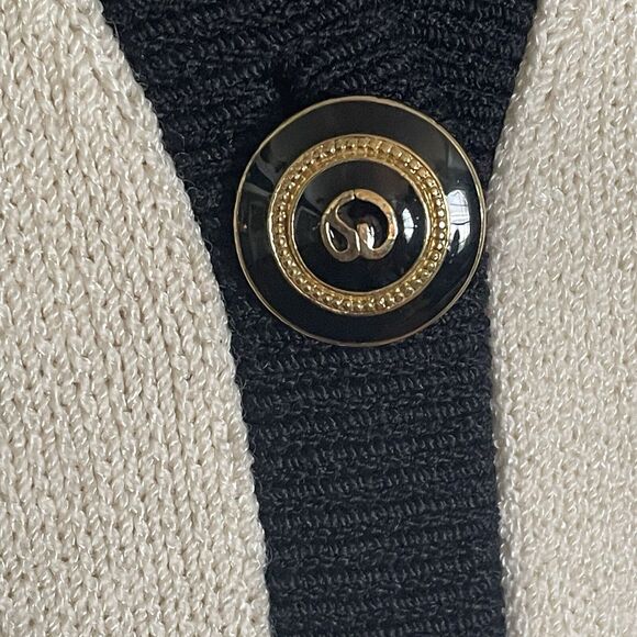 St John Collection Sz L Vintage 90ties By Marie Gray Button-Up Cardigan Sweater - Picture 9 of 16